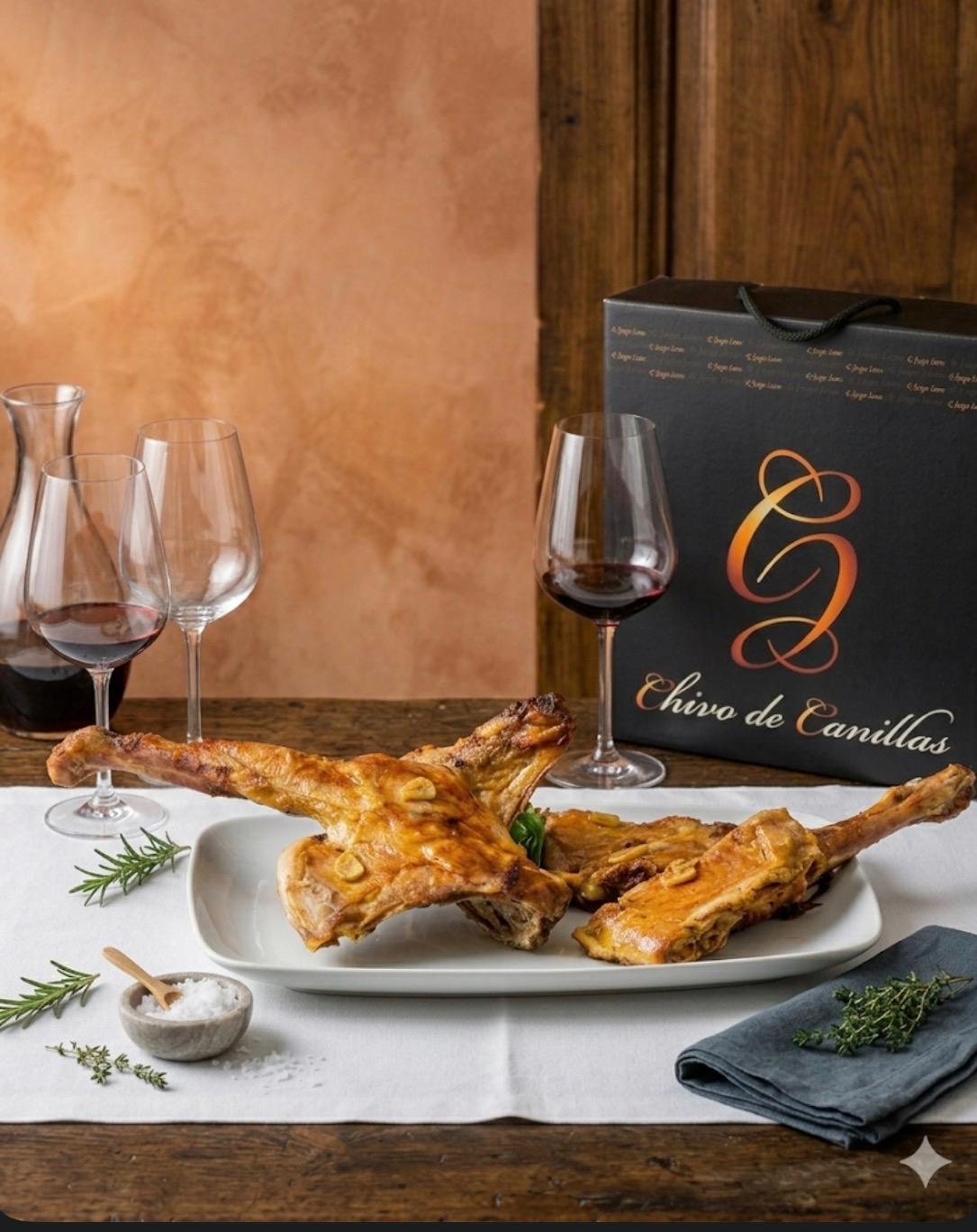 Estuche Gourmet Chivo de Canillas — presentación cerrada
